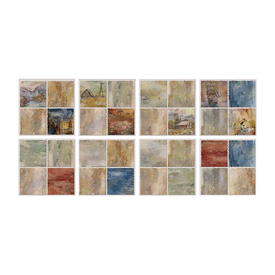 【雅柏麗】衛生間時尚簡約瓷片BL-F33009系列 小地磚配套花片腰線