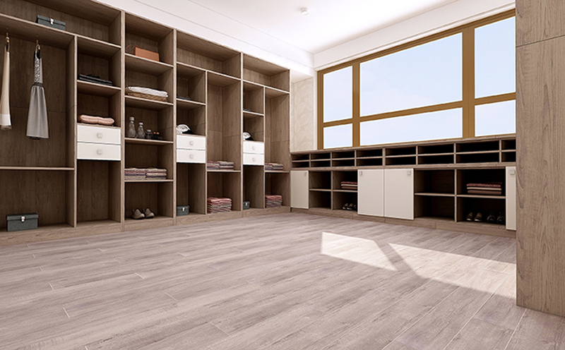 室內鋪貼木地板